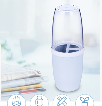 Voyage Brosse À Dents Boîte De Rangement Portable Brosse À Dents Tasse Dentifrice Voyage Voyage Salle De Bains Bain De Bouche